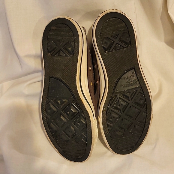 Converse Grey Allstar & Pink Plaid Accent - Picture 4 of 6